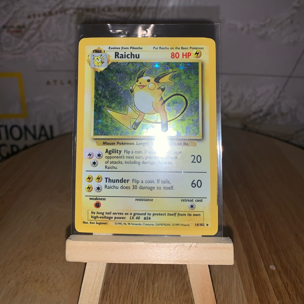 Raichu Base Set 14/102 Pokémon TCG Card